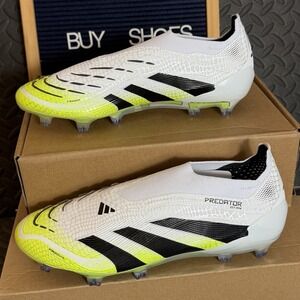Adidas Predator Elite Laceless FG Soccer Cleats Mens Size 8.5  / Women Size 9.5